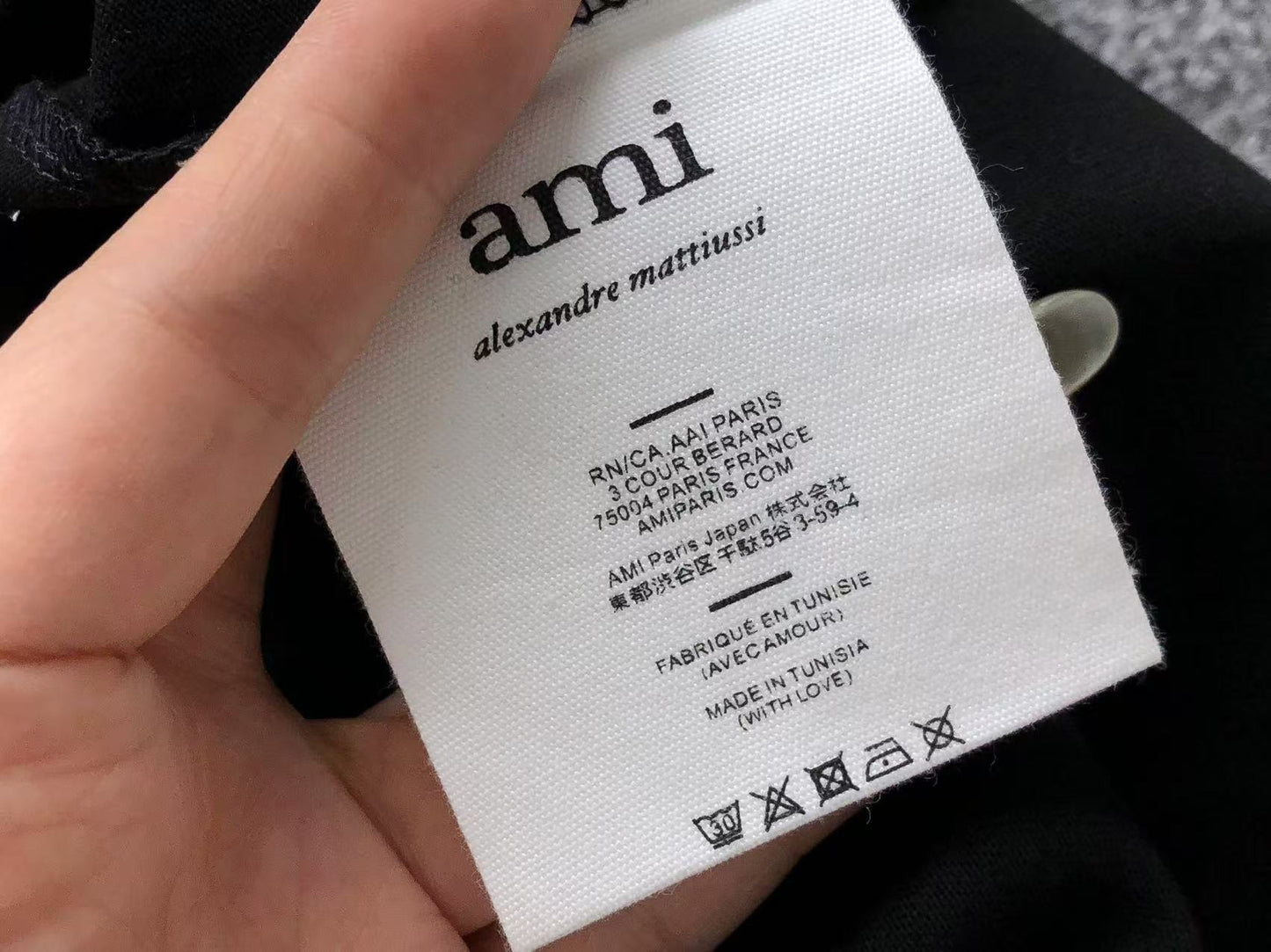 Camiseta AMI Paris College Logo France
