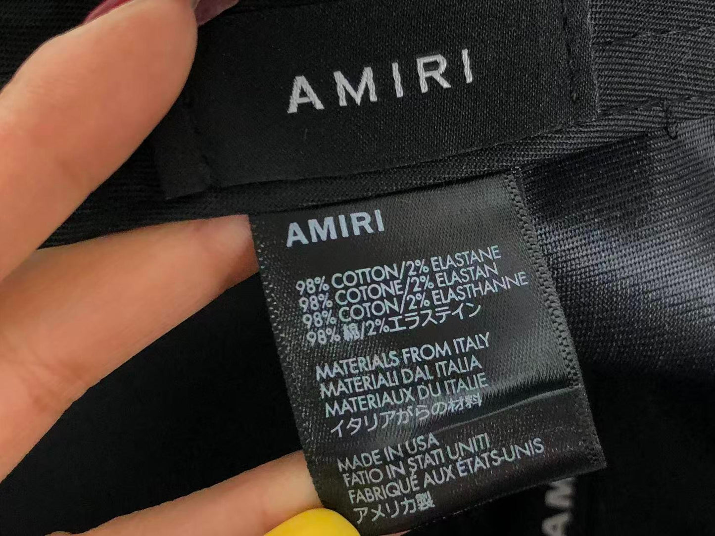 Boné AMIRI Star Emblem