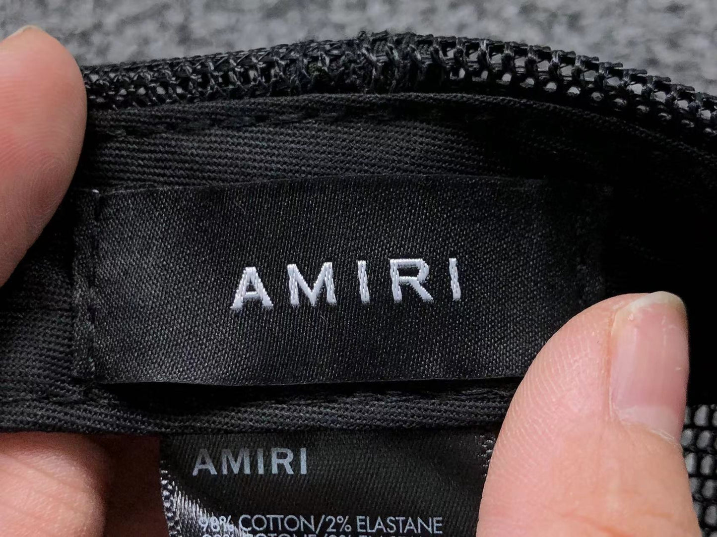 Boné AMIRI Essential Logo Black