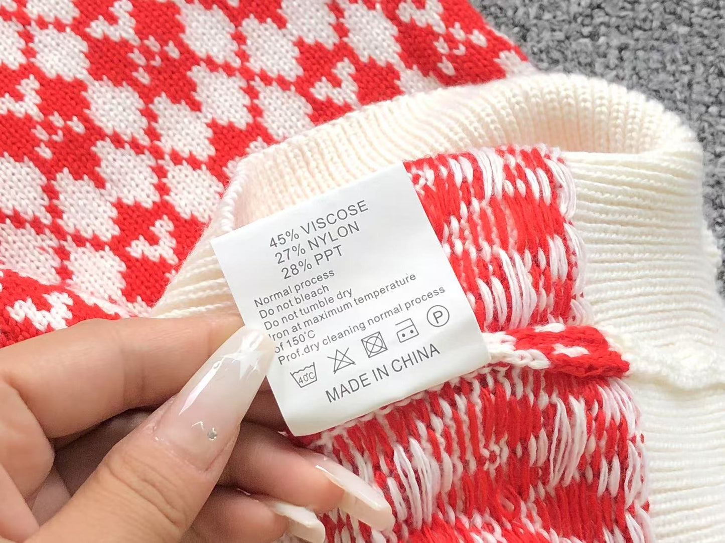 Suéter Colete AMI Paris Pattern Knit