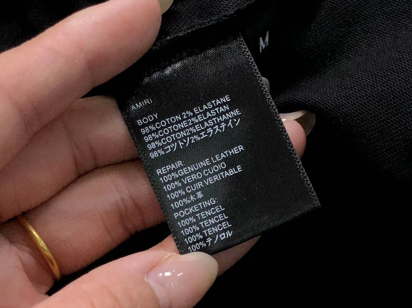 Camiseta AMIRI Signature Script Classic