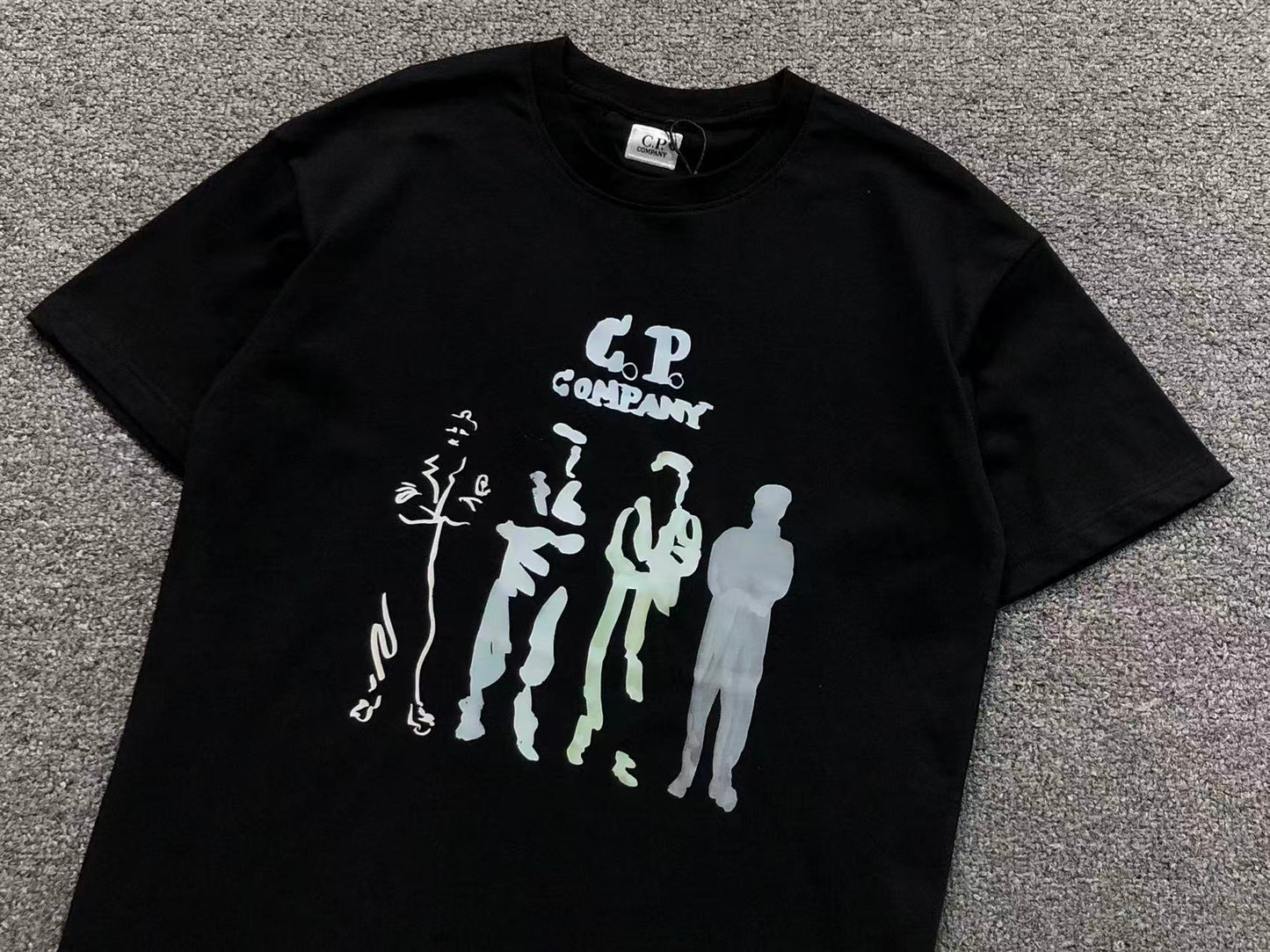 C.P Company Abstract Figures Tee