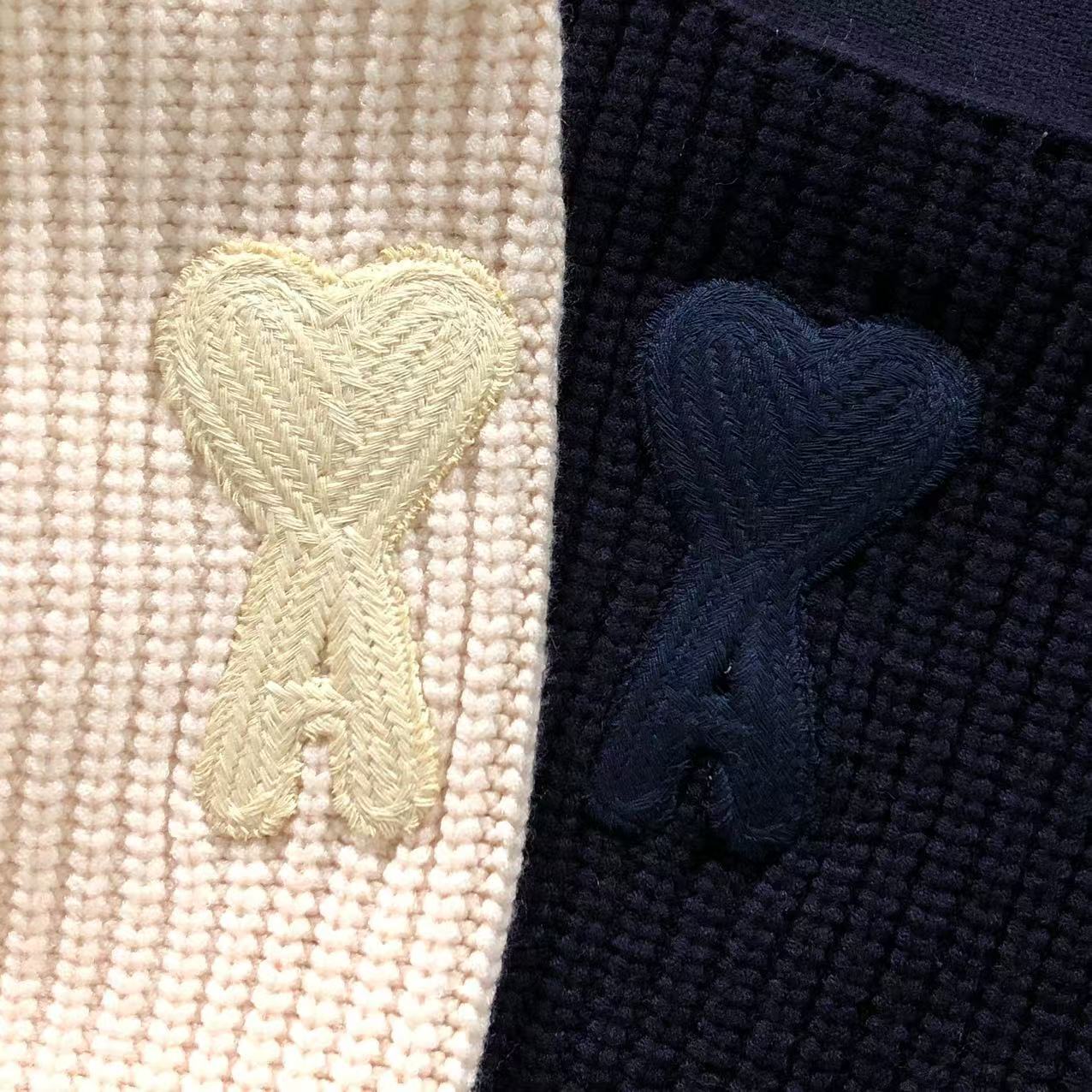 Suéter Cardigan AMI Paris Knit Textured