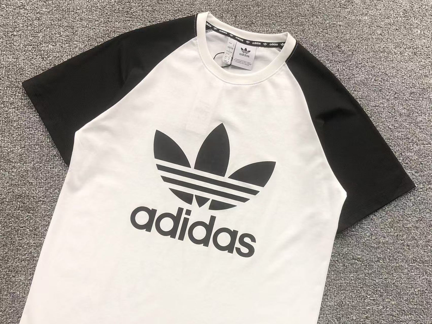 Camiseta Adidas Trefoil Raglan Contrast