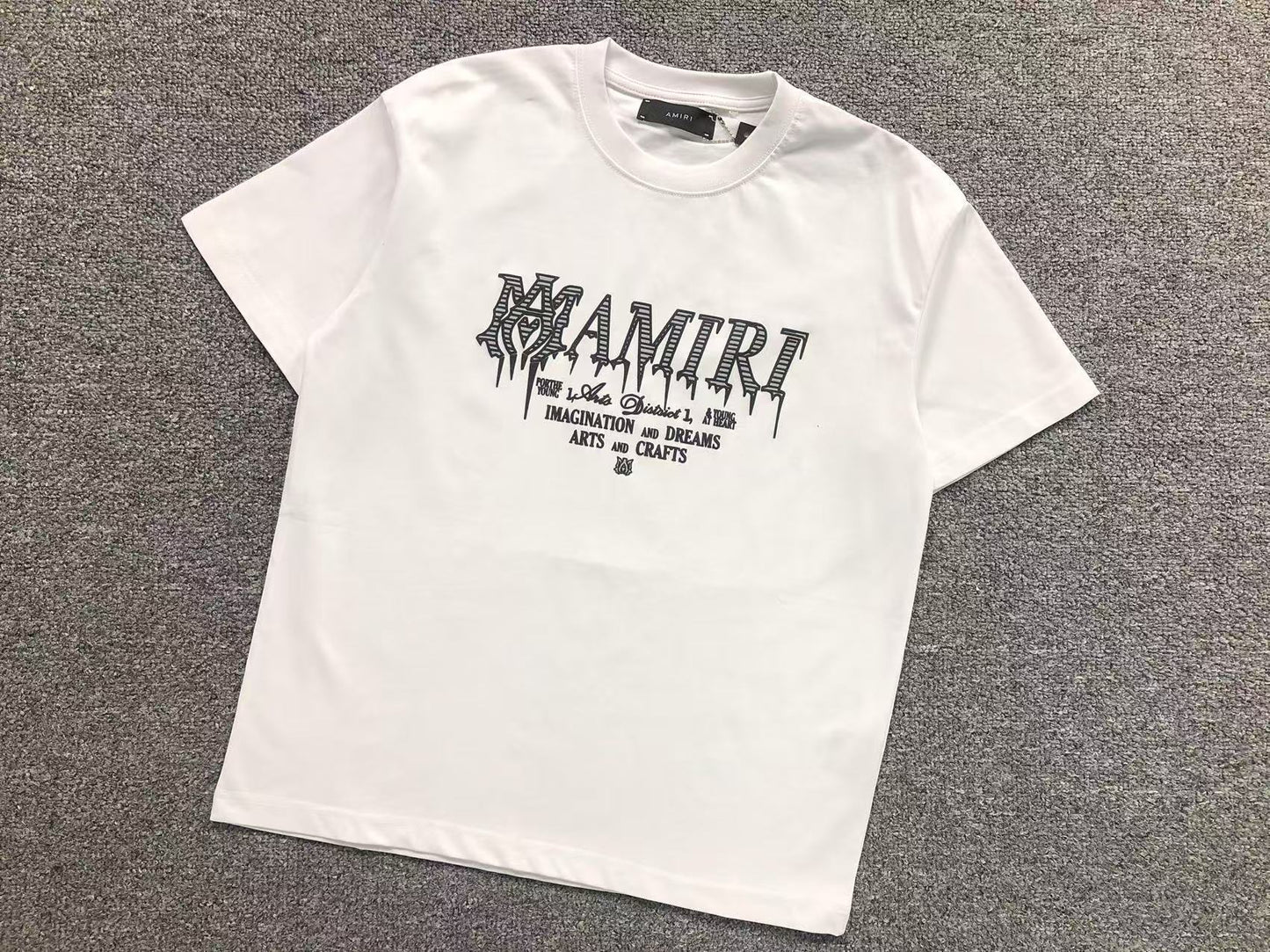 Camiseta AMIRI Drip Logo Arts