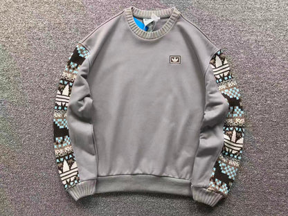Moletom Adidas Nordic Knit Sleeve Crewneck