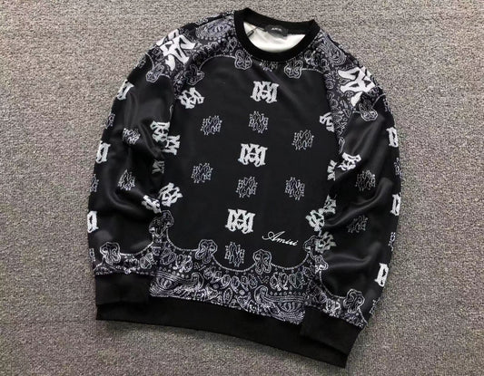 Moletom AMIRI Bandana Monogram Crewneck