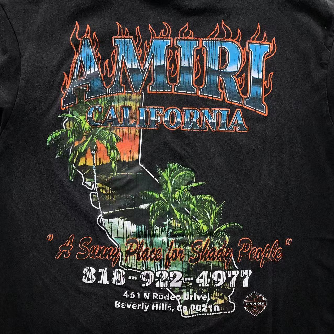 Camiseta AMIRI California Flame Palm