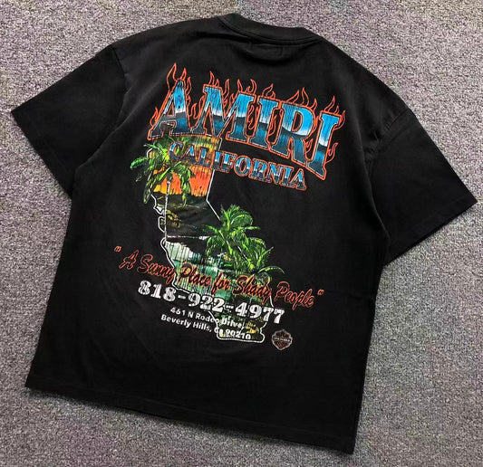 Camiseta AMIRI California Flame Palm