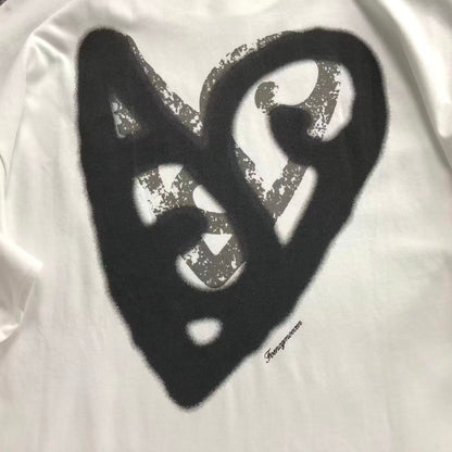 Camiseta Acne Studios Spray Heart
