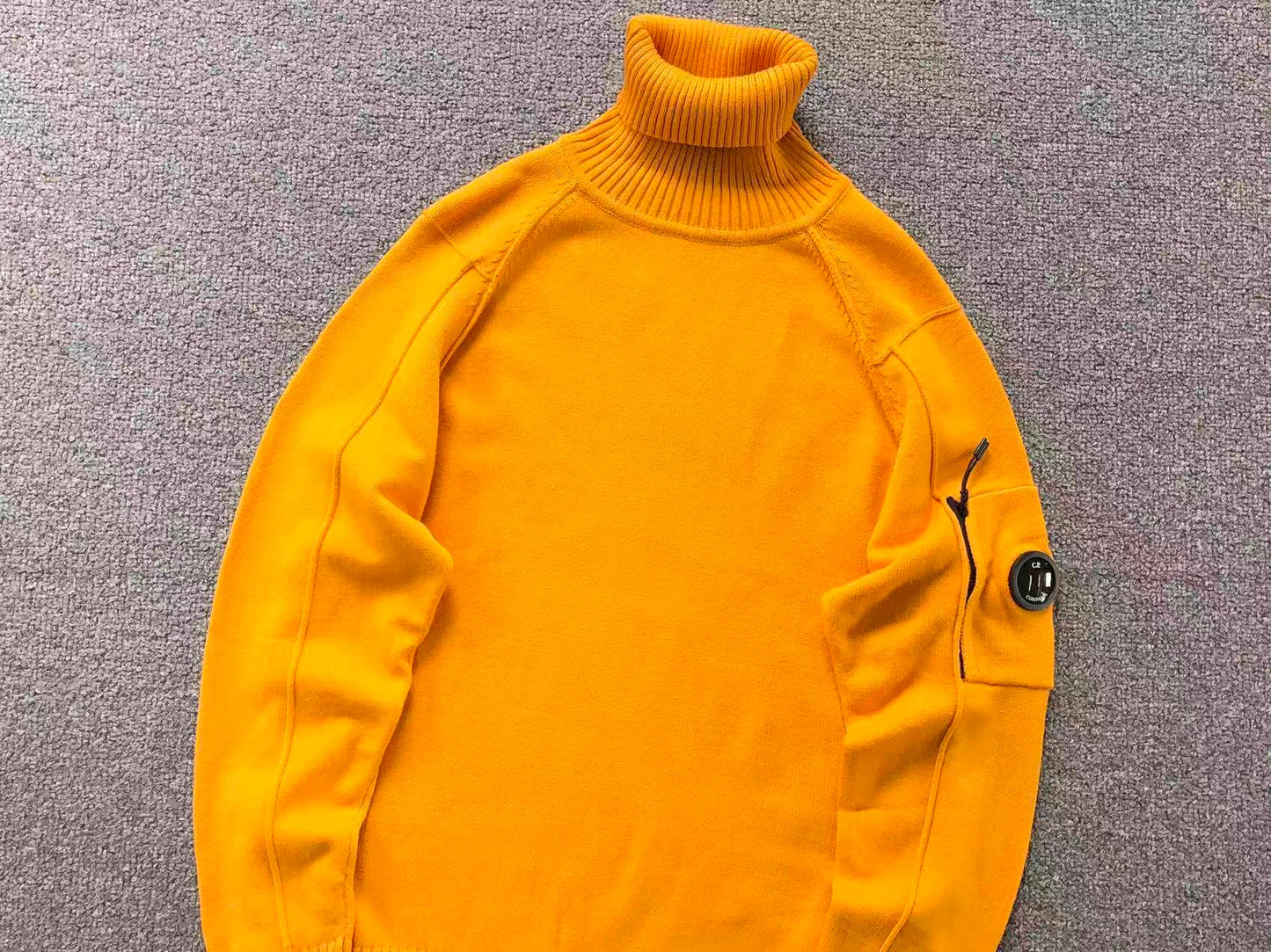 Suéter Gola Alta C.P. Company Knit Off White