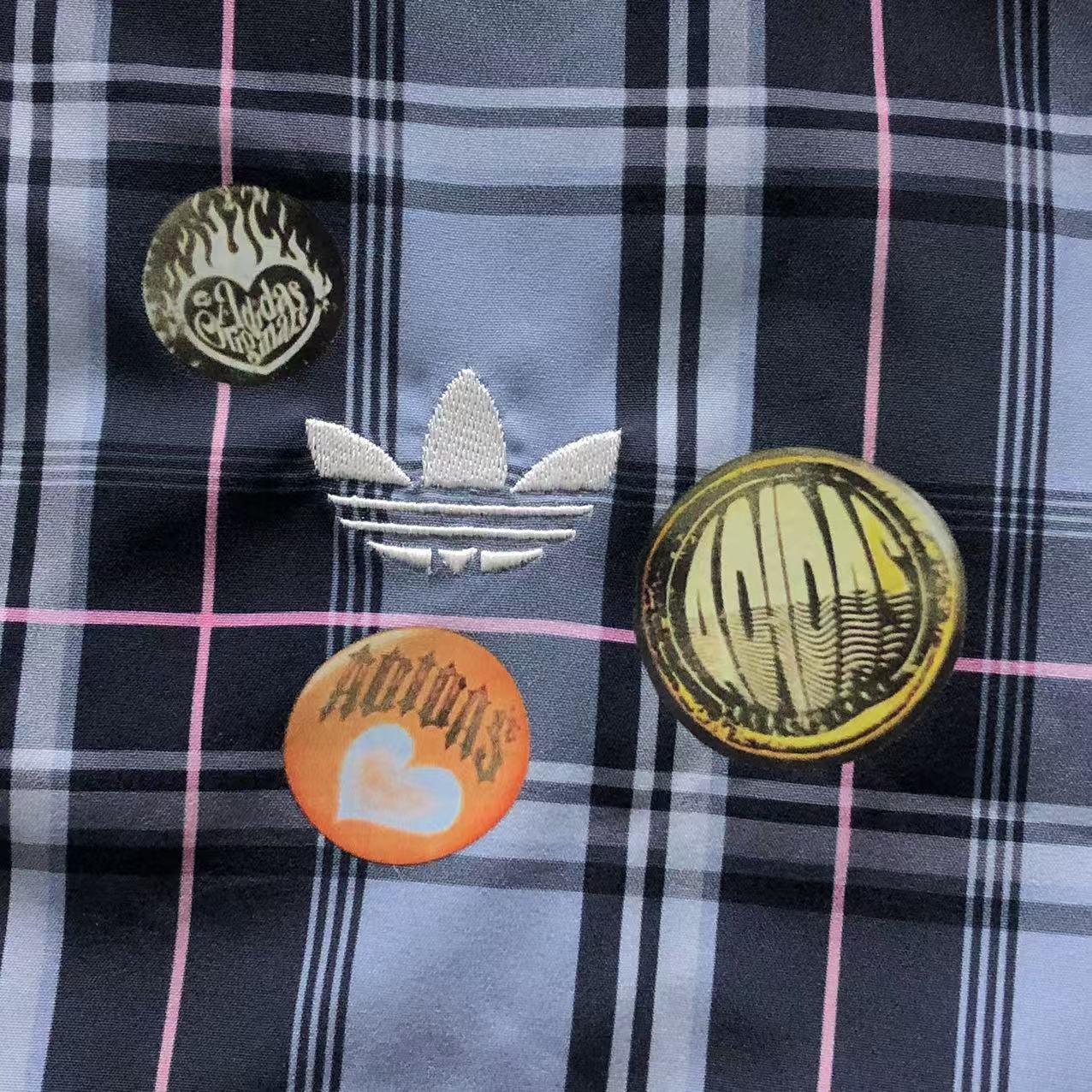 Jaqueta Adidas Reversible Plaid Track Jacket