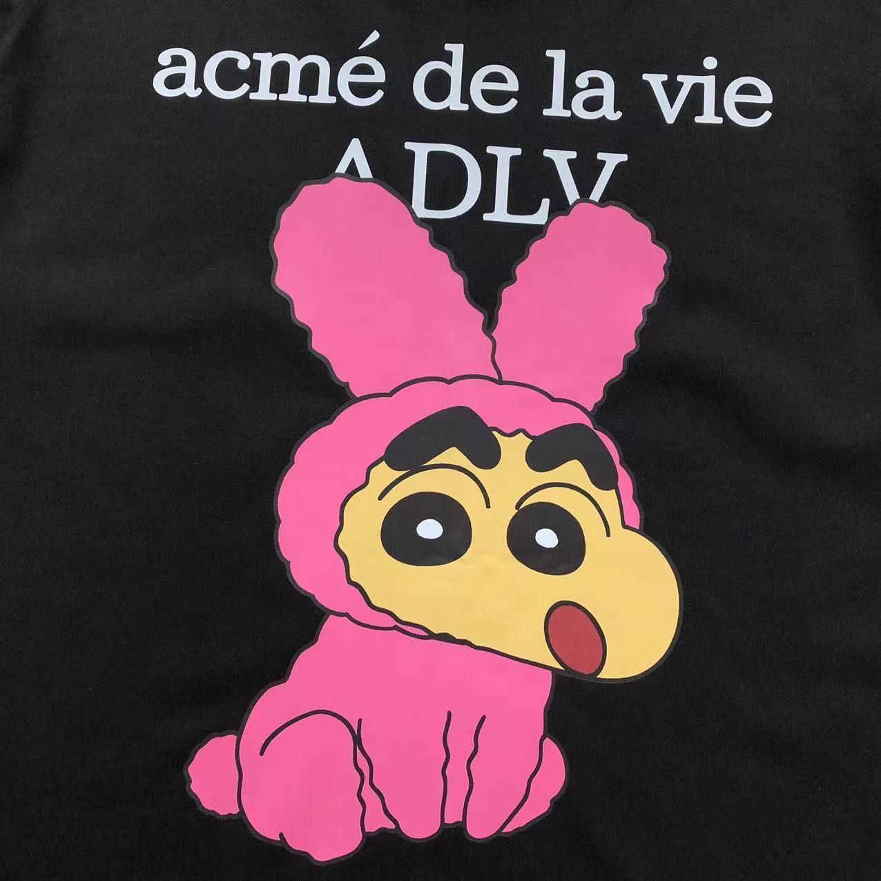 Camiseta ADLV Pink Bunny Cartoon Tee