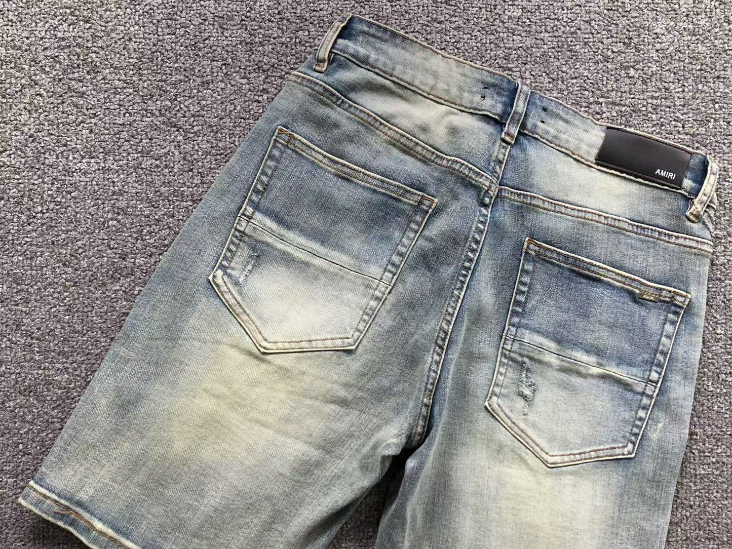 Bermuda Jeans AMIRI Vintage Bleach Distressed