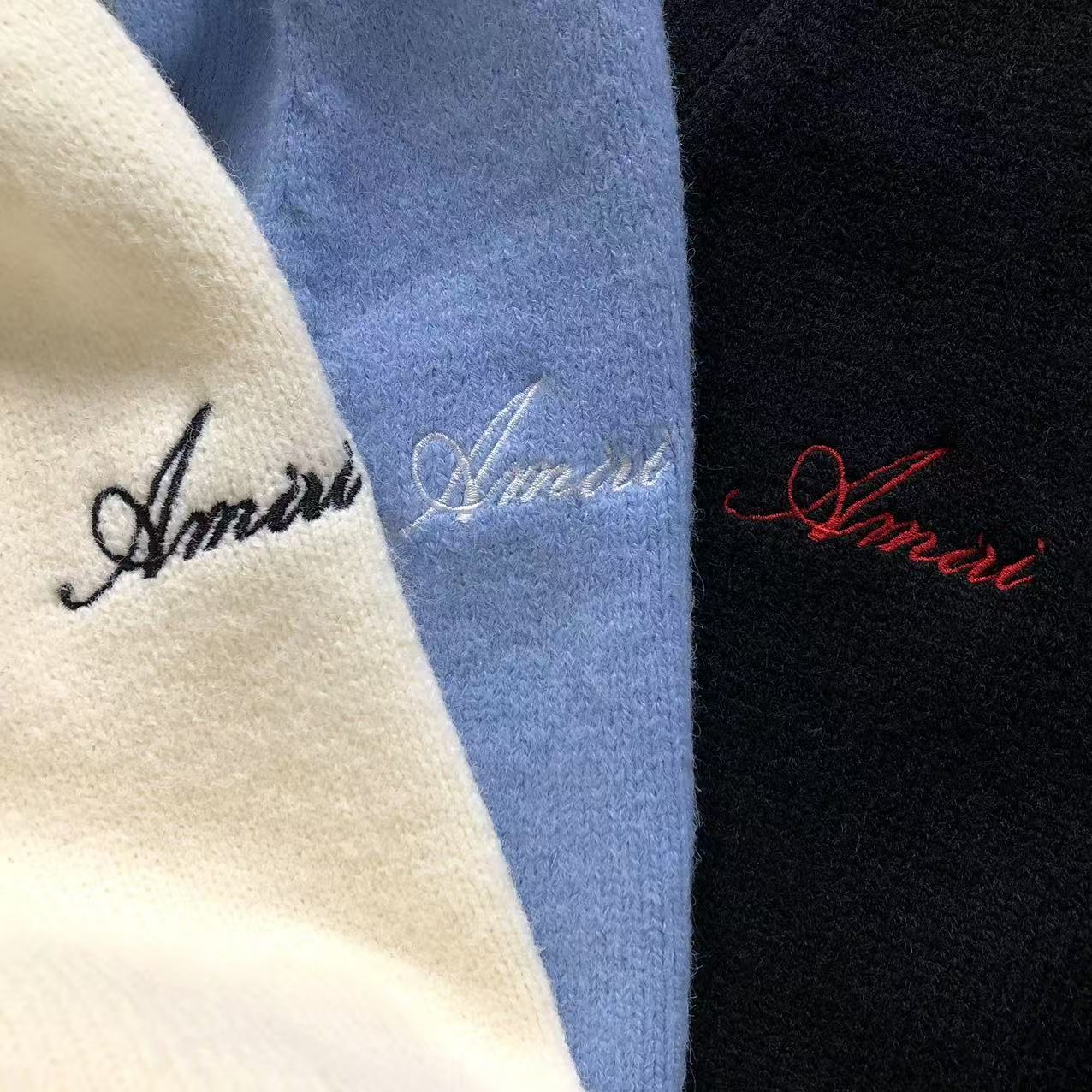 Suéter Cardigan AMIRI Sleeve Bone Signature