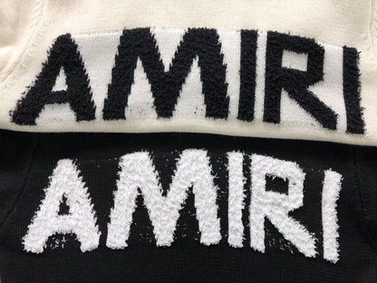 Suéter AMIRI Brush Logo Knit