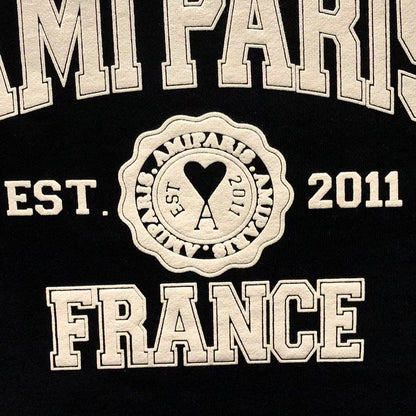 Moletom AMI Paris Varsity Logo Crewneck