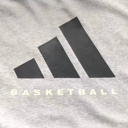 Moletom Adidas Basketball Back Logo Zip Hoodie