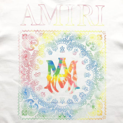 Camiseta AMIRI Rainbow Bandana Logo