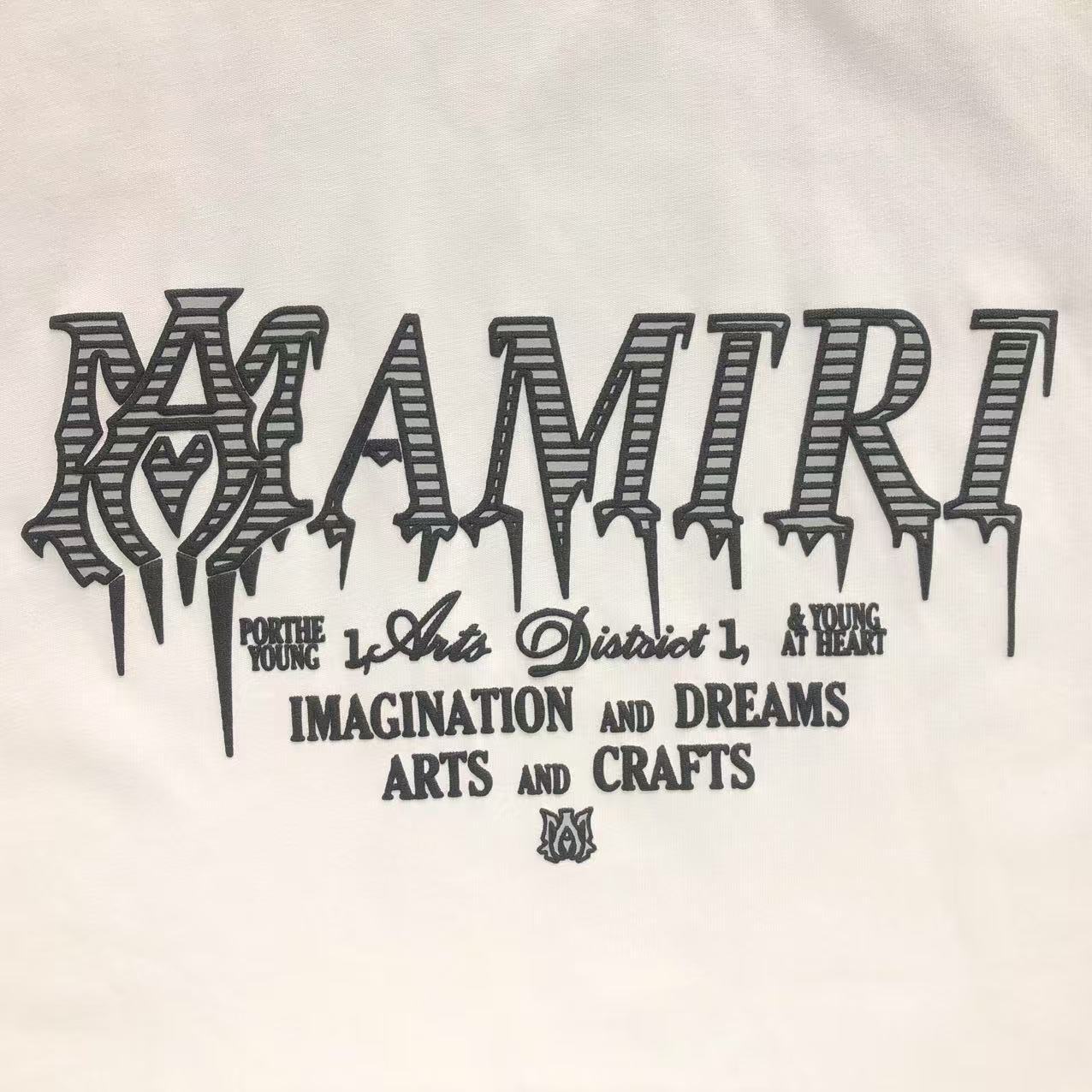 Camiseta AMIRI Drip Logo Arts