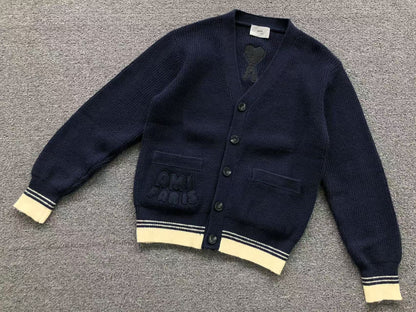 Suéter AMI Paris Cardigan Knit