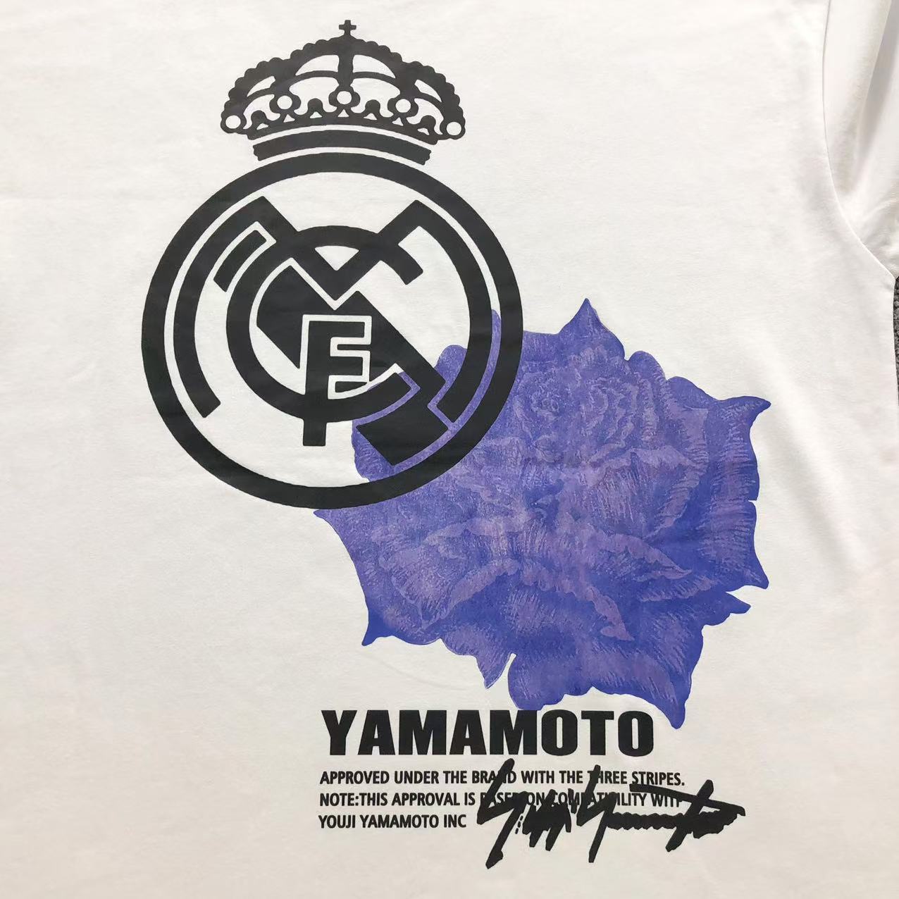 Camiseta Adidas Y-3 Real Madrid Crest Flower