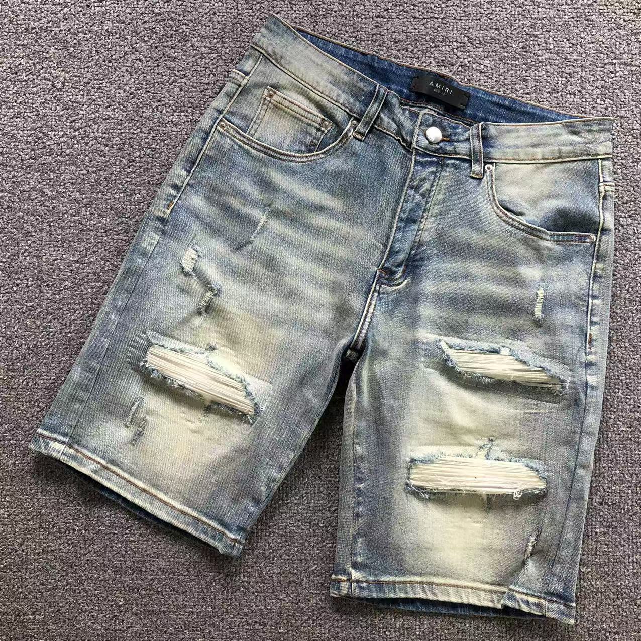 Bermuda Jeans AMIRI Vintage Bleach Distressed