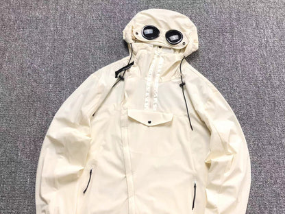 Jaqueta C.P. Company Tech Anorak Goggle Off White