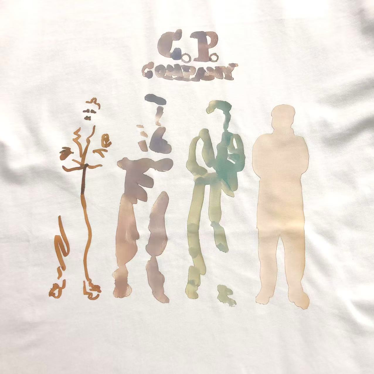 C.P Company Abstract Figures Tee