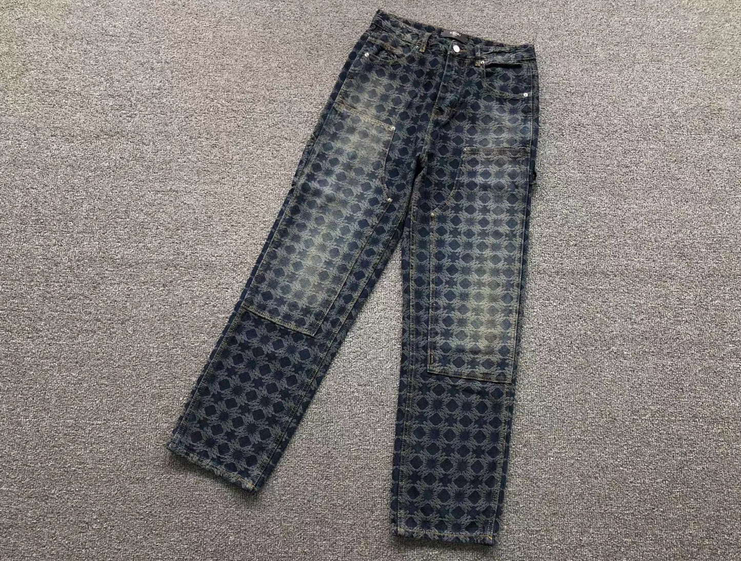 Calça AMIRI Monogram Cargo Denim
