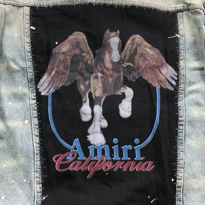 Jaqueta AMIRI Flying Horse Denim