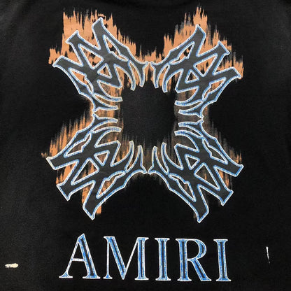 Camiseta AMIRI Tribal Flame Cross
