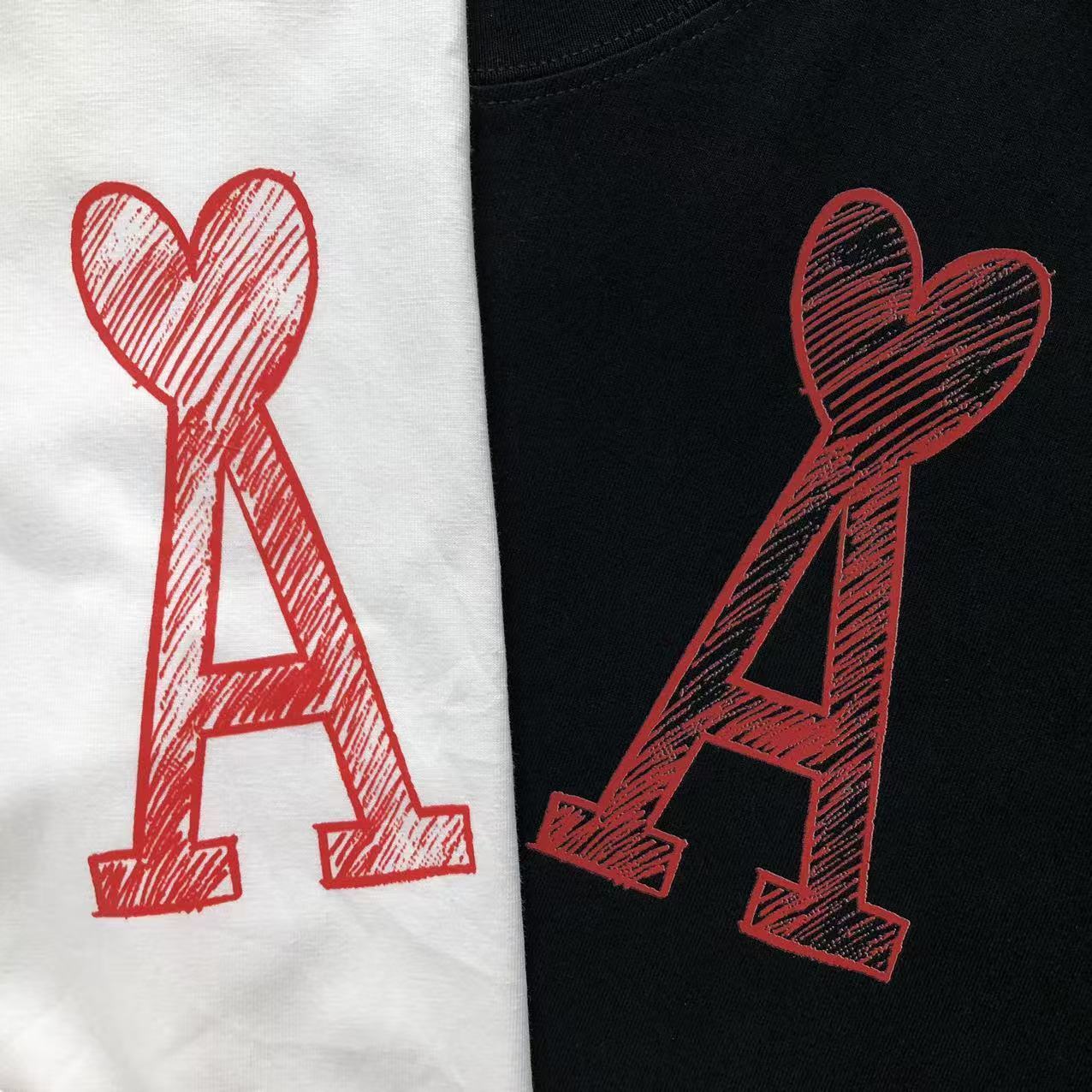 Camiseta AMI Paris Graphic Backprint Artist Edition
