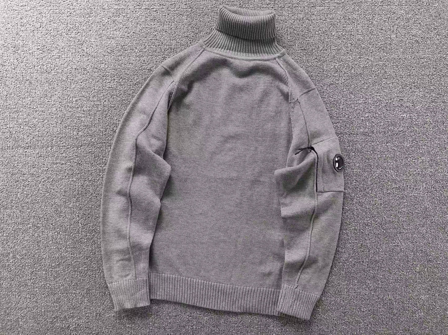 Suéter Gola Alta C.P. Company Knit Off White