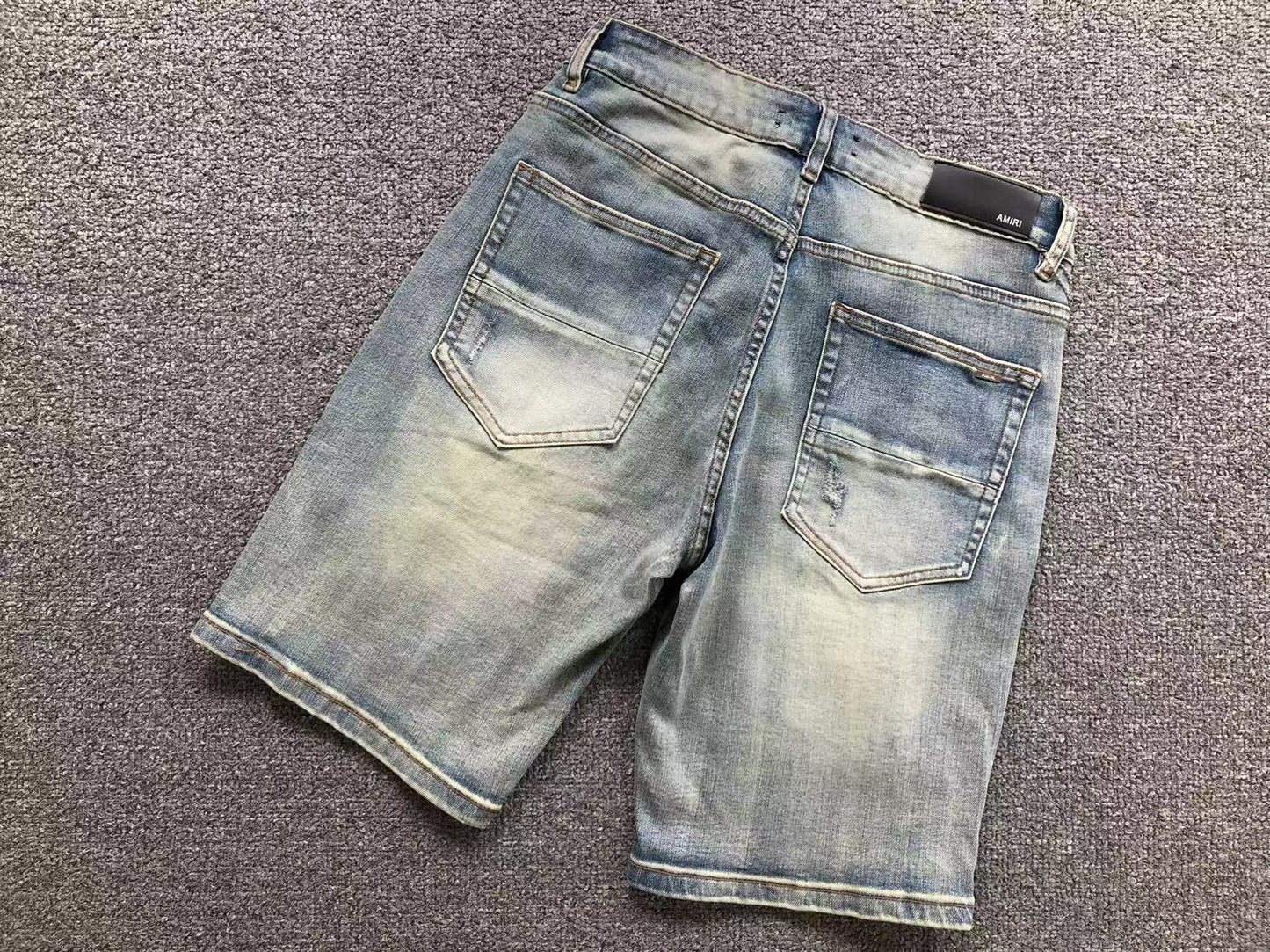 Bermuda Jeans AMIRI Vintage Bleach Distressed