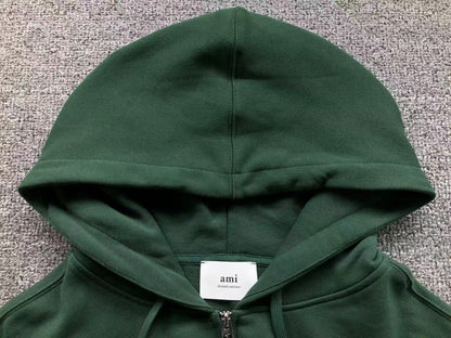 Moletom AMI Paris Ami de Cœur Zip Hoodie