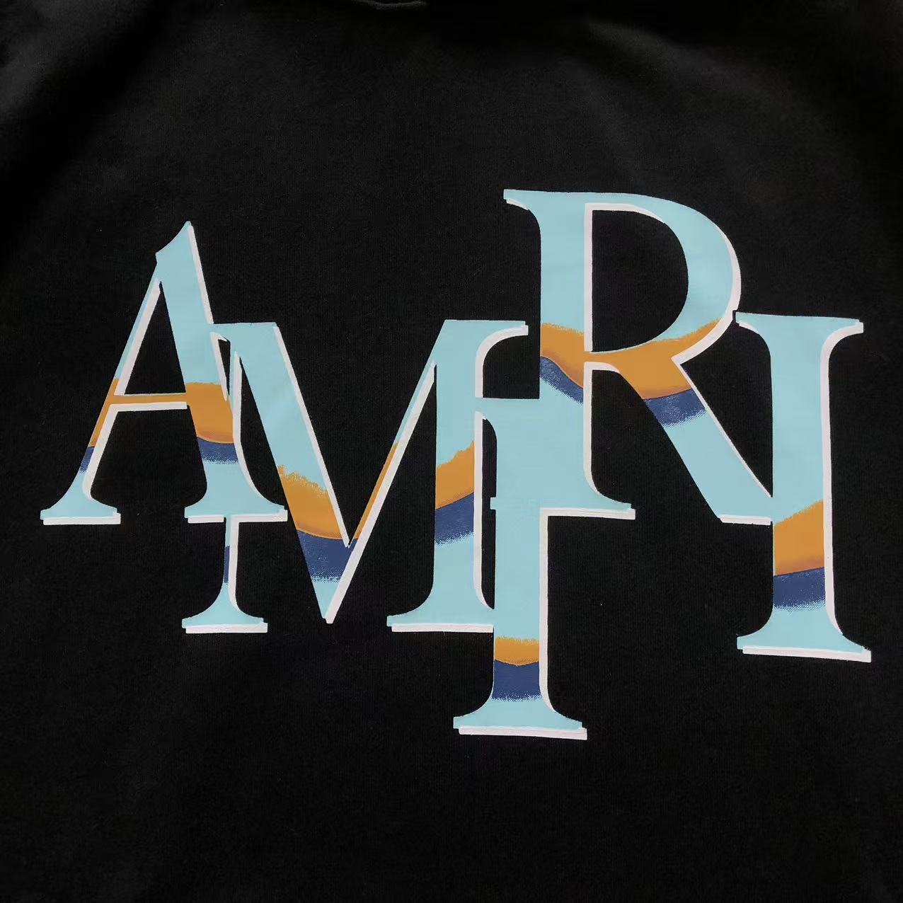 Moletom AMIRI Split Stripe Monogram Hoodie