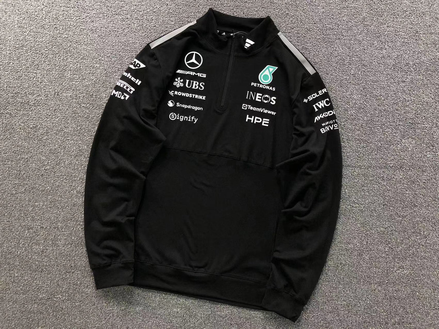 Camisa adidas Manga Longa Mercedes AMG Petronas Teamwear
