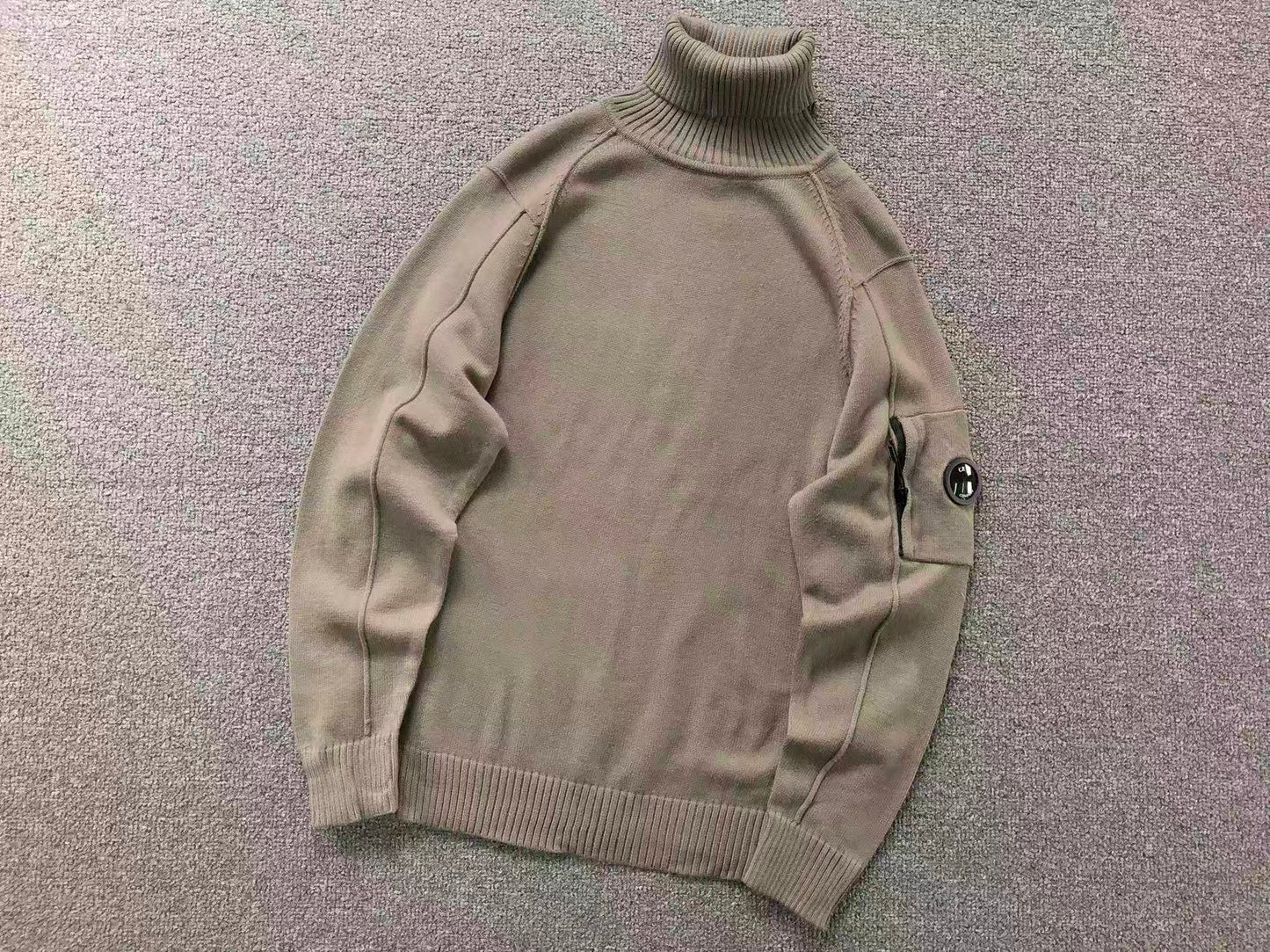 Suéter Gola Alta C.P. Company Knit Off White