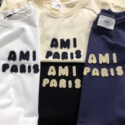 Moletom AMI Paris Bubble Logo Crewneck