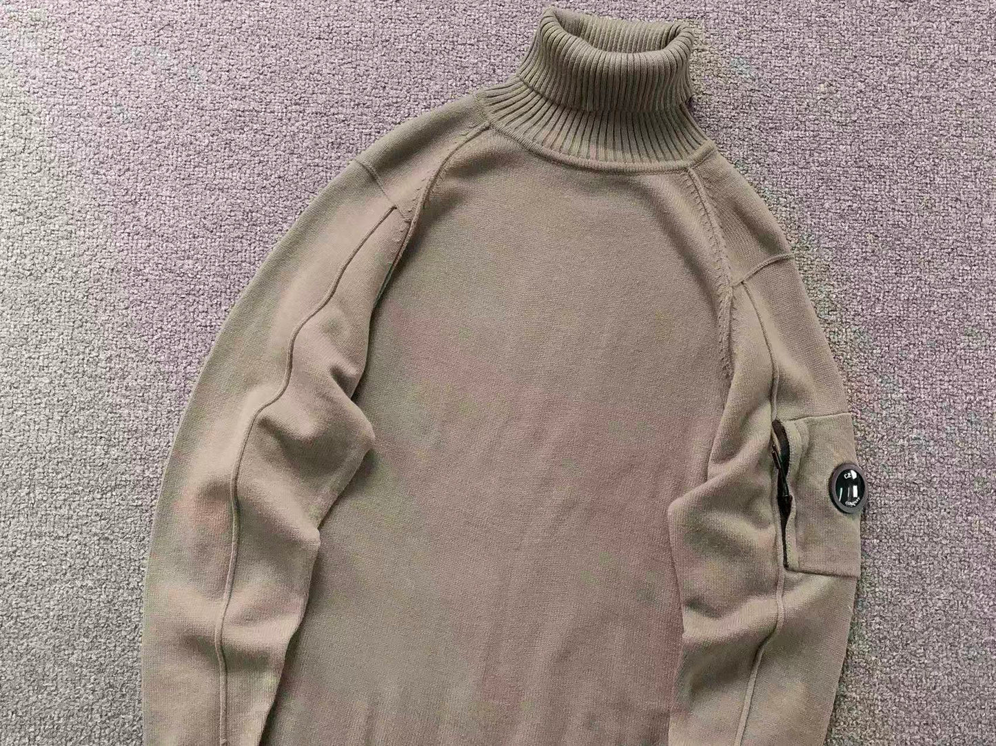 Suéter Gola Alta C.P. Company Knit Off White