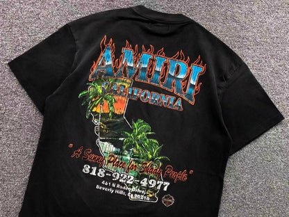 Camiseta AMIRI California Flame Palm