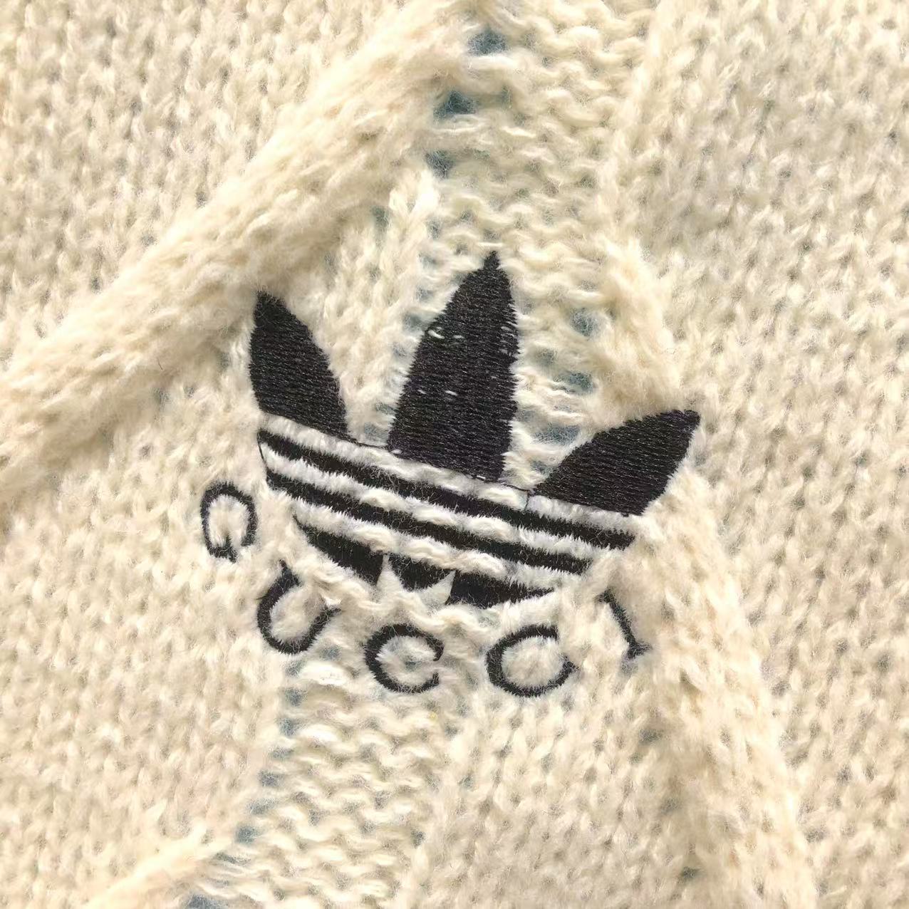 Suéter Adidas x Gucci Vintage Cable Knit Sweater