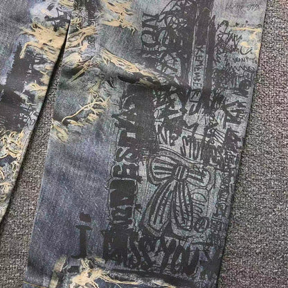 Calça Acne Studios Underground Script Denim