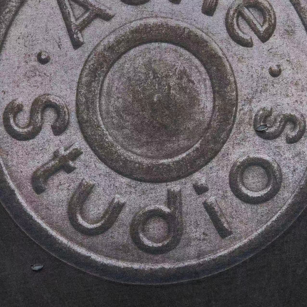 Camiseta Acne Studios Worn Metal Core