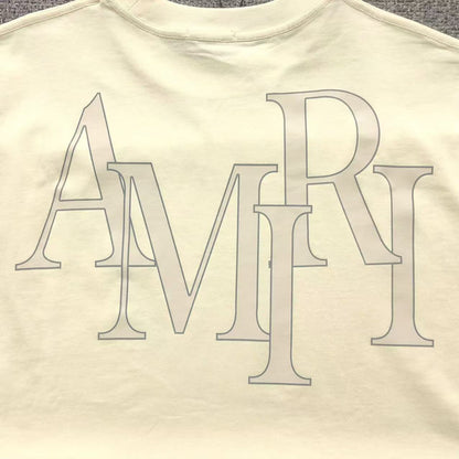 Camiseta AMIRI Monogram Oversized Back Logo