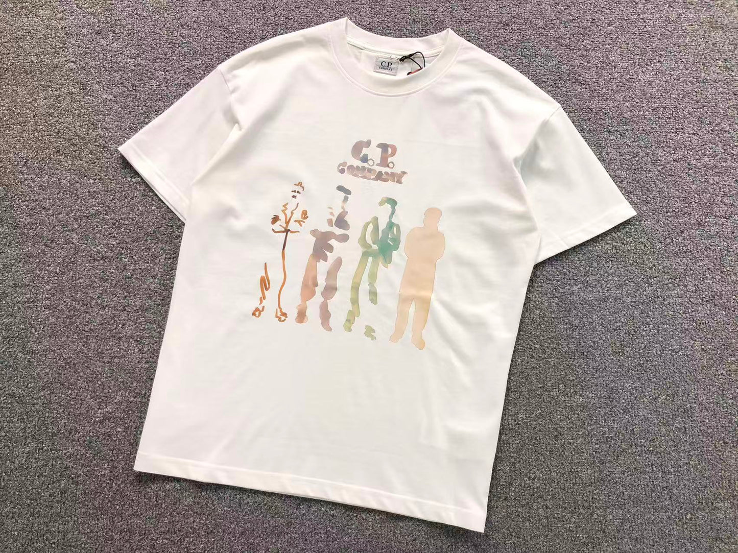 C.P Company Abstract Figures Tee