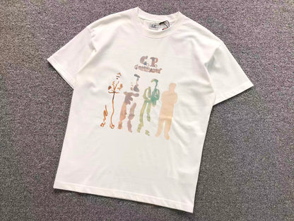 C.P Company Abstract Figures Tee