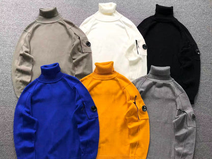Suéter Gola Alta C.P. Company Knit Off White