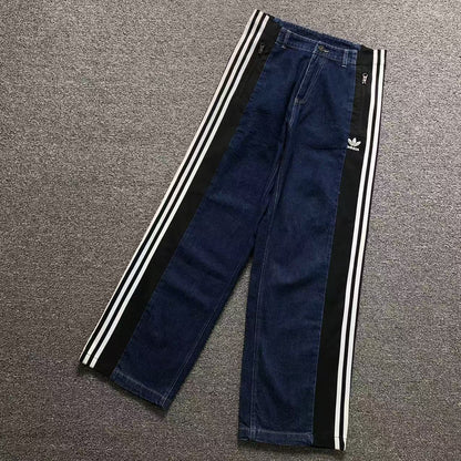 Calça Adidas Jeans Stripe Track Pants
